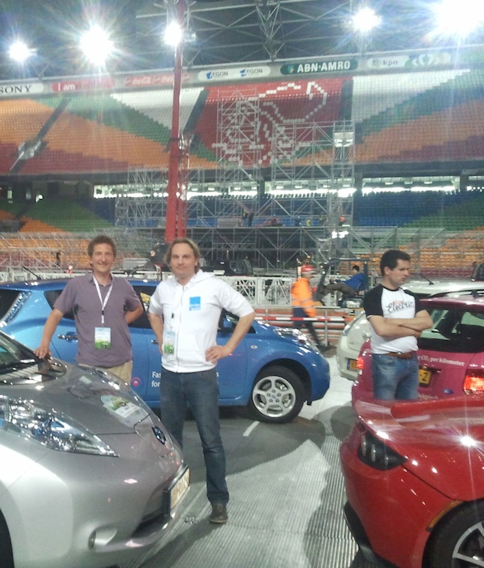 Electric Rally stop at Amsterdam ArenA stadium