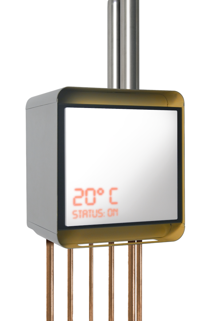 Nano30 HE Boiler stand alone view and interface